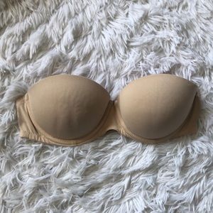 VS PINK strapless push-up bra